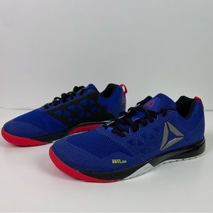 Reebok CrossFit Nano 6 Athletic Training Shoes Kevlar Blue/Red Mens Size 11